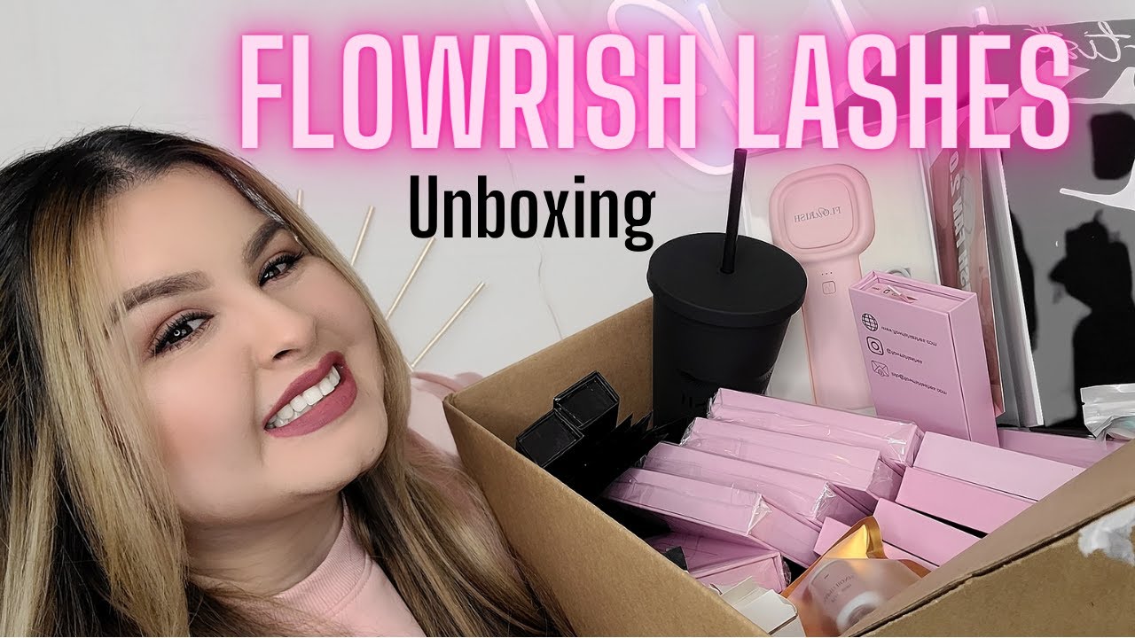 Flowrish Lashes Unboxing