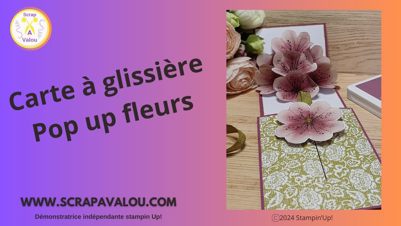 Carte pop up🌸 #scrapbooking