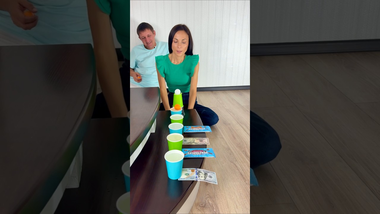 Breath Control Ping Pong Challenge 😤#pingpongchallenge #trickshot