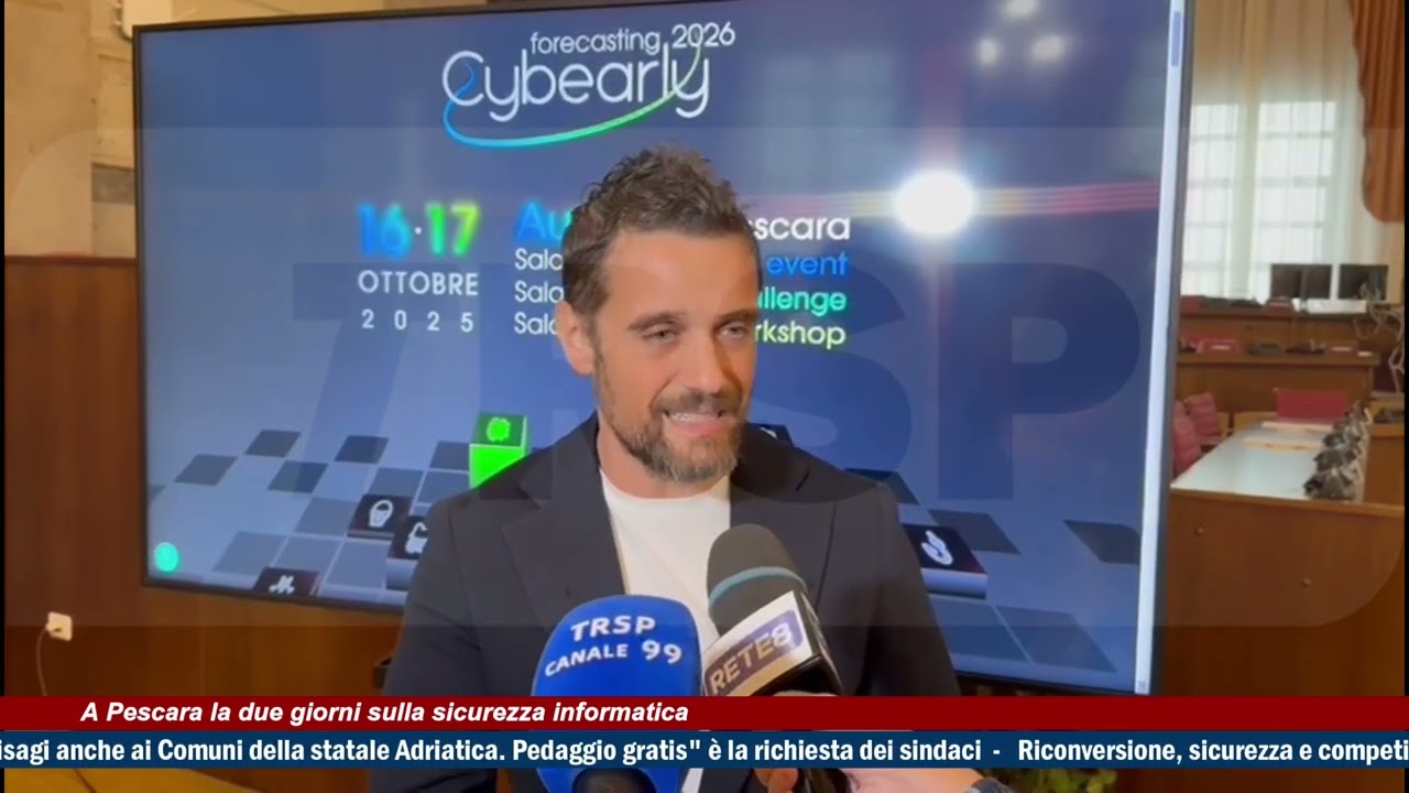 A Pescara la due giorni sulla sicurezza informatica - TRSP - Abruzzo - News del 17-10-2025