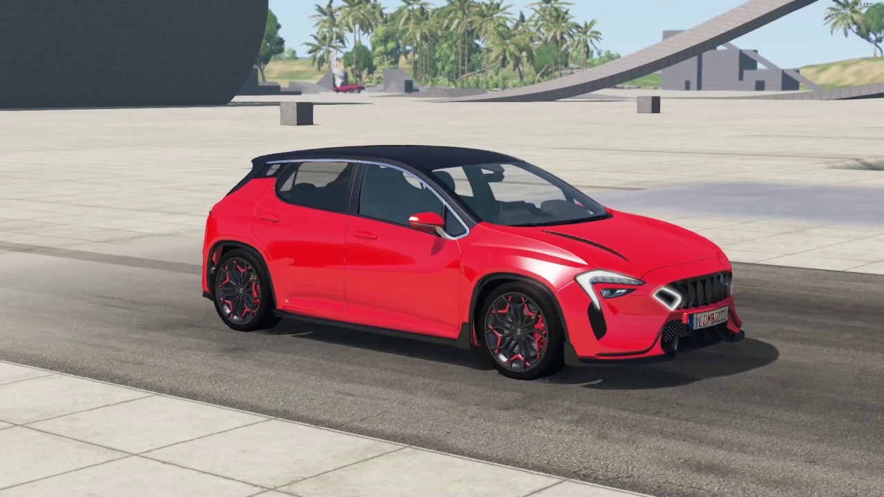 Beamng.drive - Cherrier Vivace   Launch Control   (SlowMo)