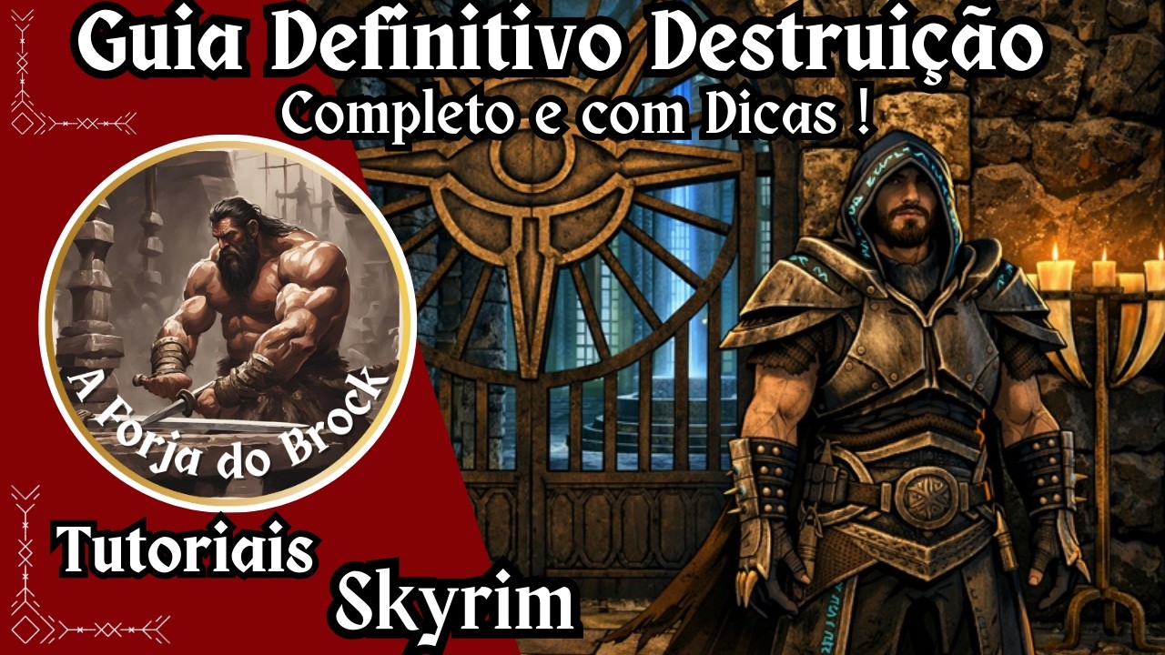 Tutorial -Guia Definitivo de Destrição - Completo com Dicas e em detalhes #skyrim2026 #tutorialvideo