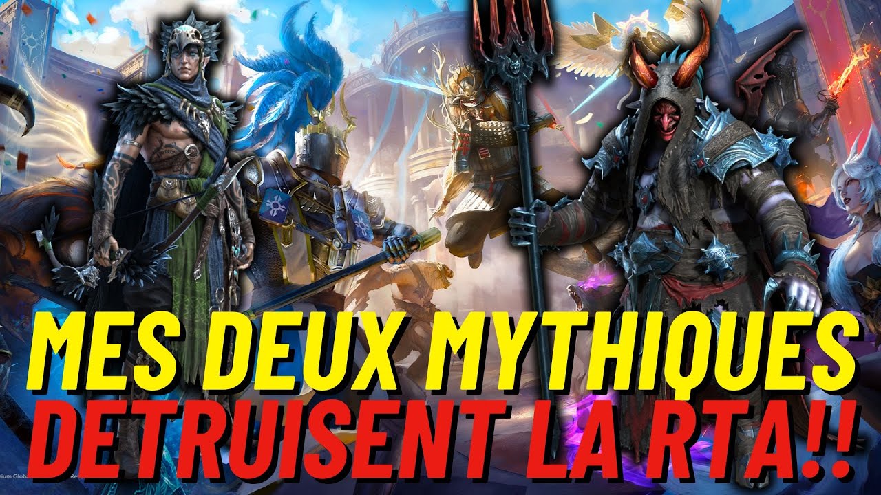 I'M TESTING MY NEW MYTHICS IN RTA!!! [RAID SHADOW LEGENDS]