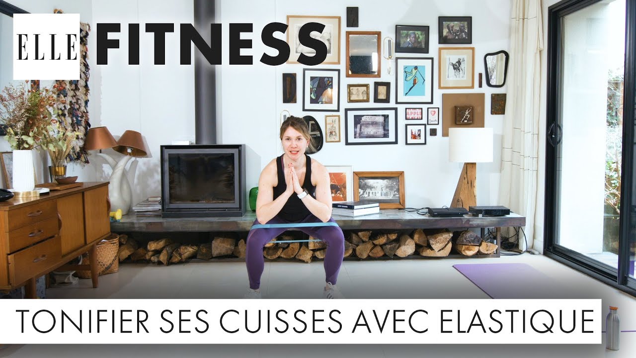 Tonifier les fesses et les cuisses (avec un élastique)┃ELLE Fitness