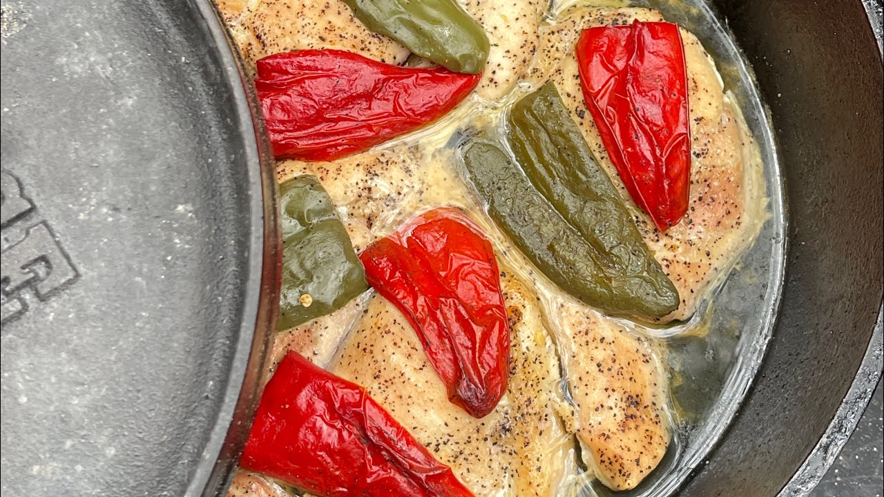 Dutch Oven Christmas Chicken & Mexican Rice