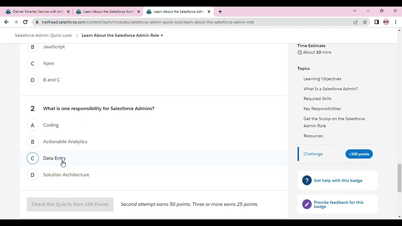 Salesforce Admin Quick Look | Salesforce Trailhead |