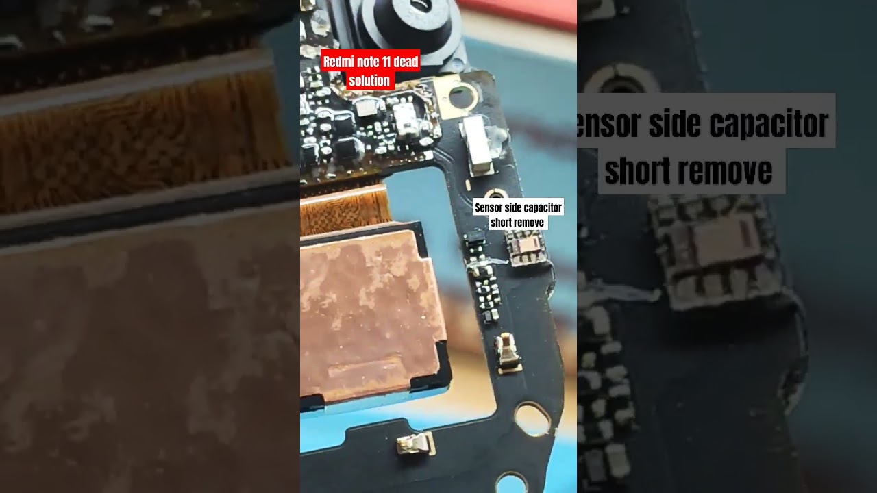 redmi note 11 dead solution capacitor short