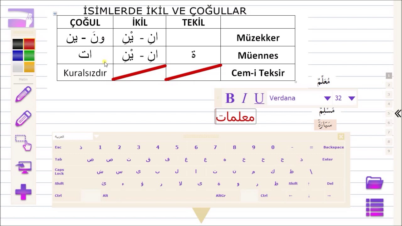 2020 AÖF ARAPÇA 1 / 3. ÜNİTE (YENİ MÜFREDAT)