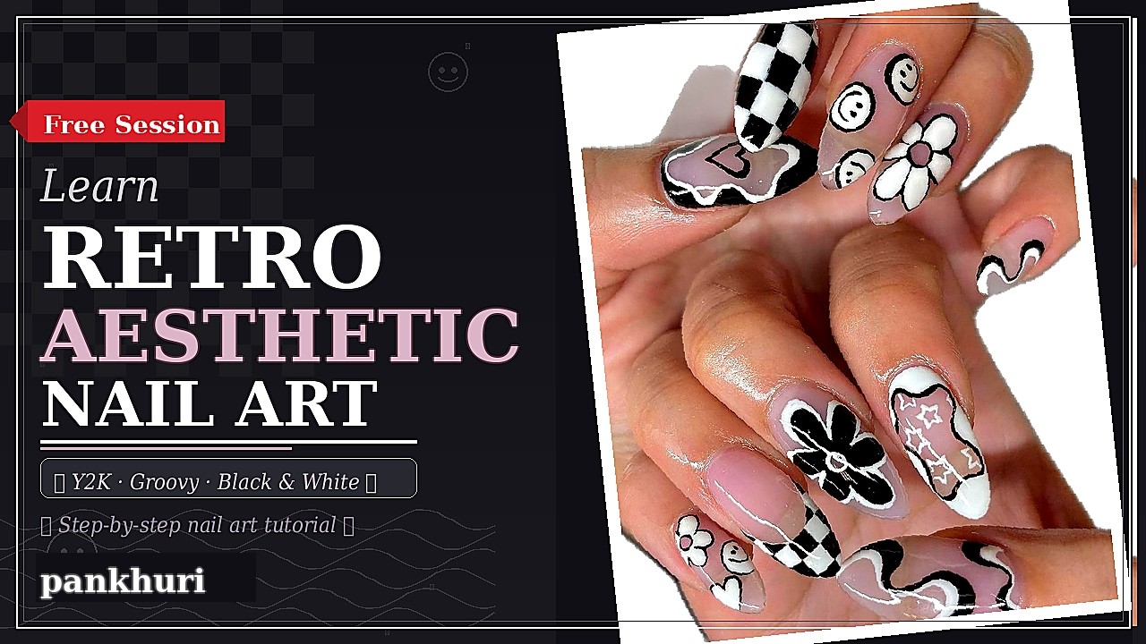 Learn Retro Aesthetic Nail Art | Live Session | Ask Pankhuri