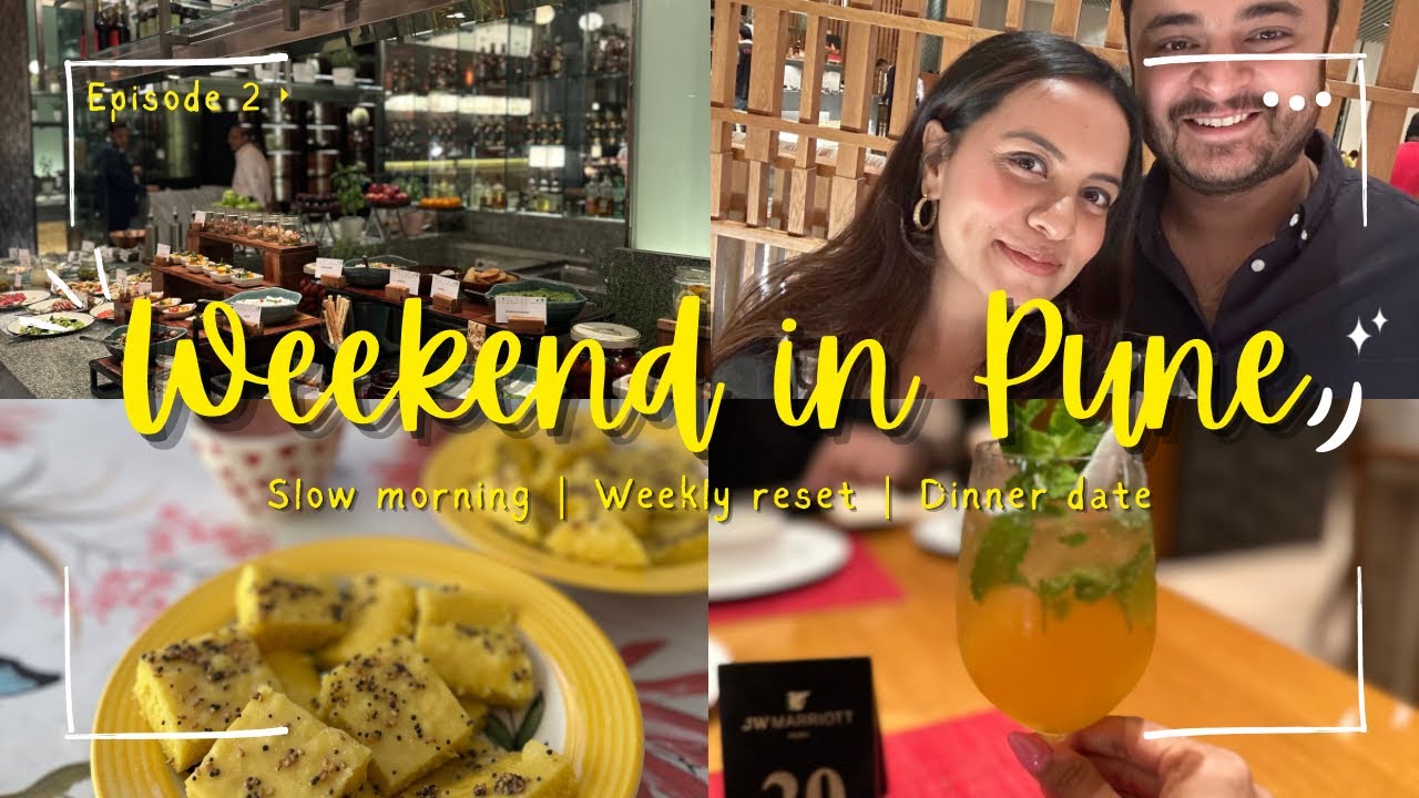 Life in Pune Ep 2 | Weekend Routine Vlog | Slow Morning, Gujarati Food & Date Night | Living in Pune