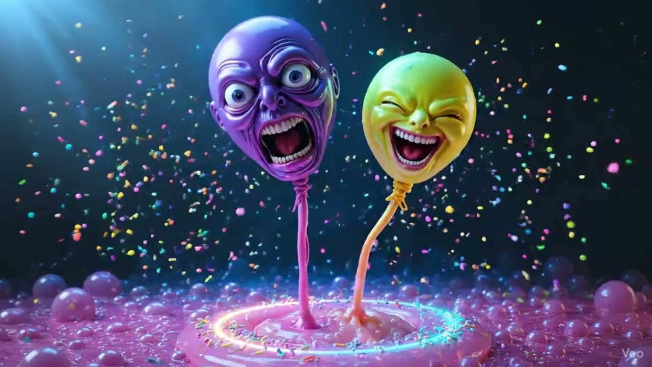 Crazy Gummy Worm Battle | 3D Horror Comedy