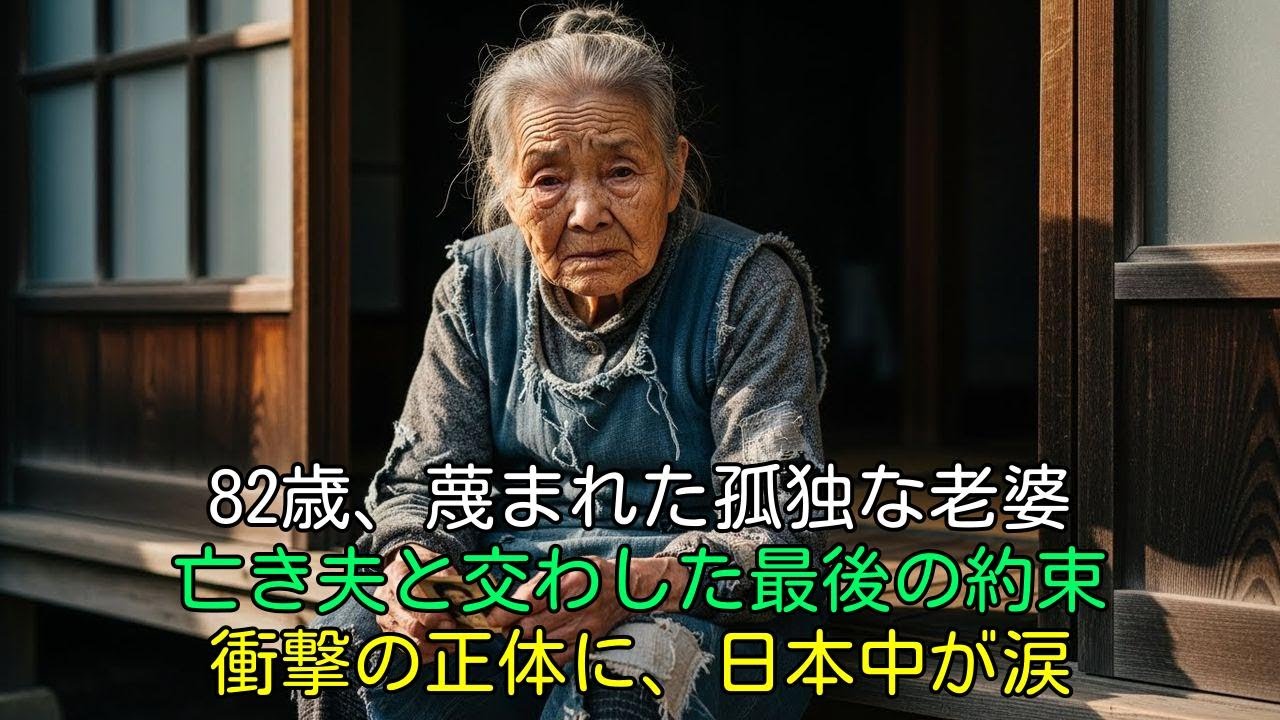 【涙腺崩壊】「汚い」と店員に蔑まれた82歳の独居老人。ボロボロの服で現れた“衝撃の正体”と亡き夫への最後の願いに、涙が止まらない。