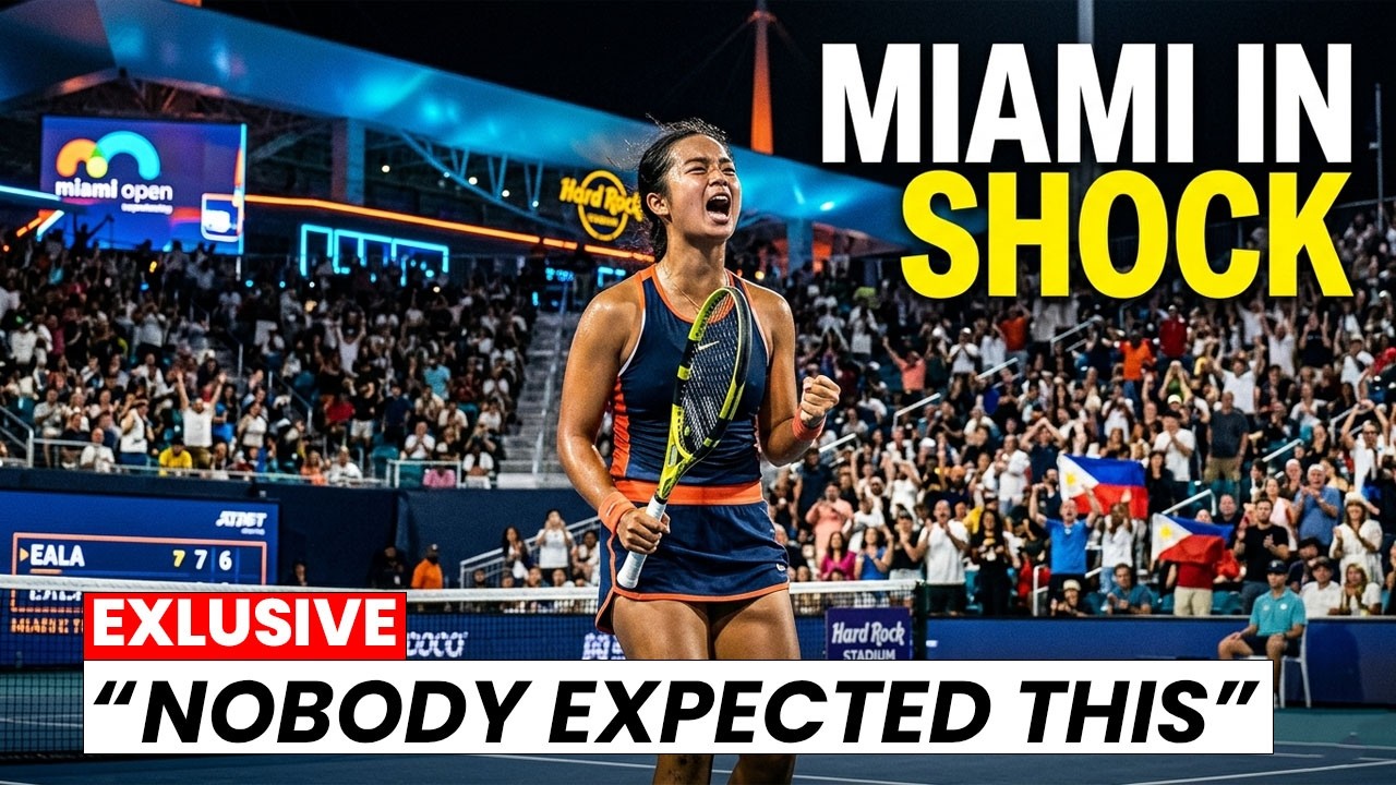 MIAMI STUNNED! Alexandra Eala IGNITES a Fierce Battle at the Miami Open!