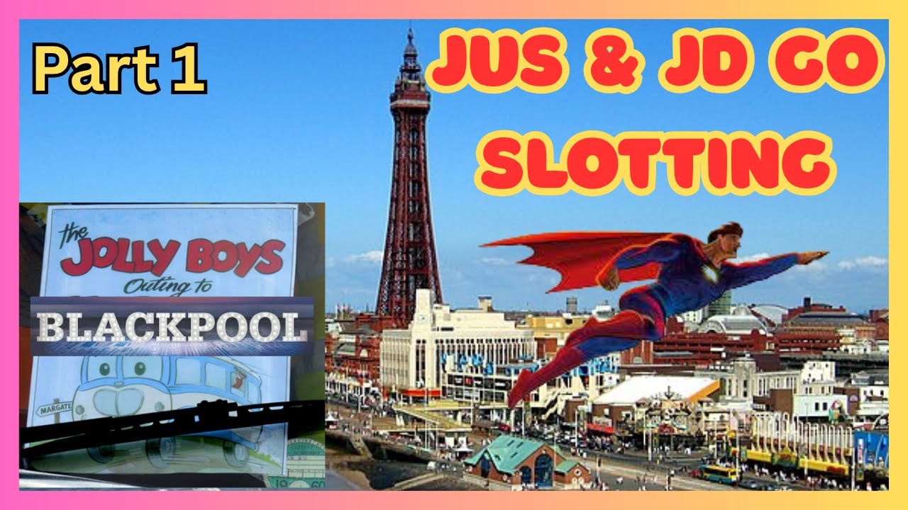 💥 Jus & JD Visit Blackpool Arcade To Play Fruit Machines