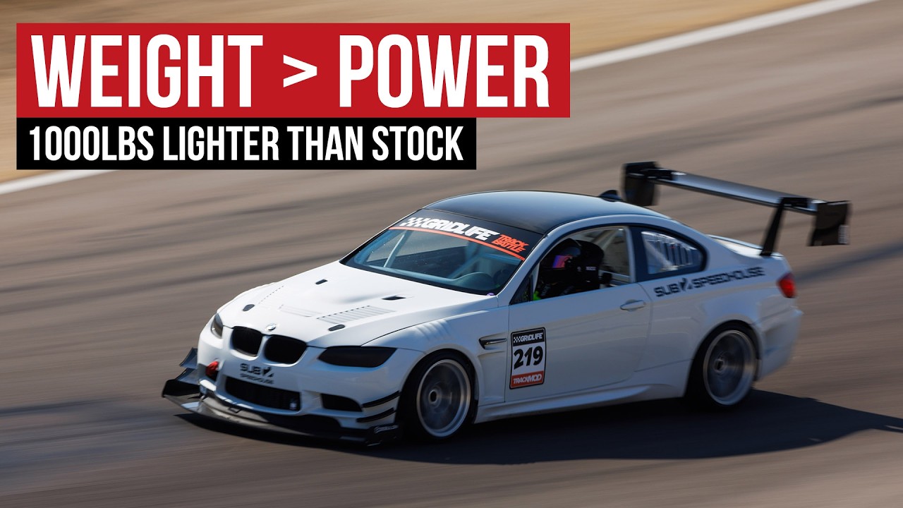Экономия веса позволила создать этот 2700-фунтовый E92 M3 Time Attack King