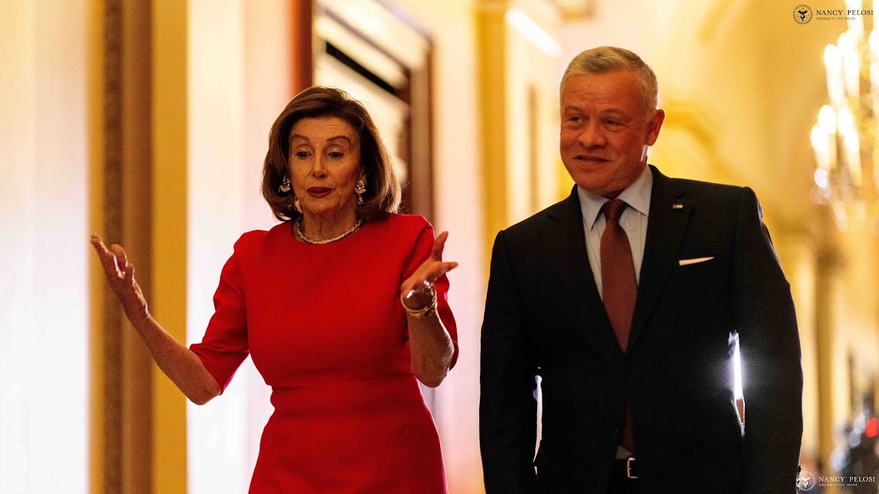 Speaker Pelosi Welcomes H.M. King Abdullah II ibn Al Hussein King of the Hashemite Kingdom of Jordan