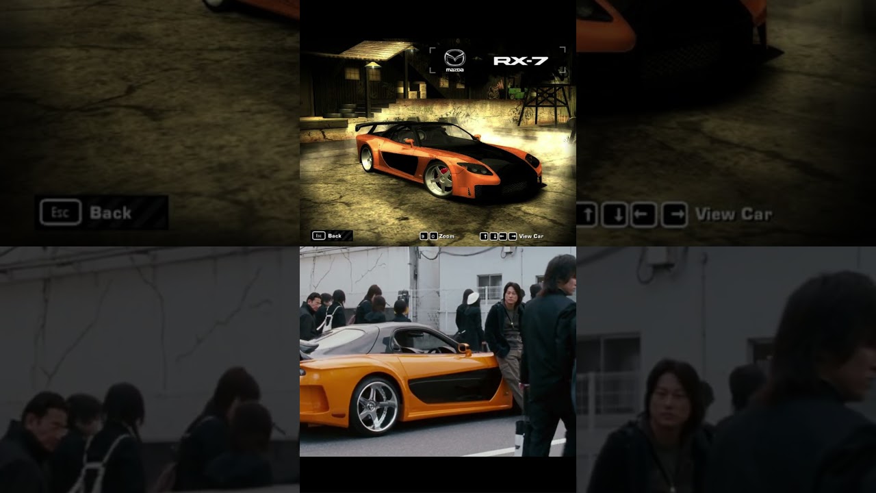 Fast and Furious Cast Meets NFS Most Wanted #shorts #gaming #cars #nfsmostwanted #fastandfurious