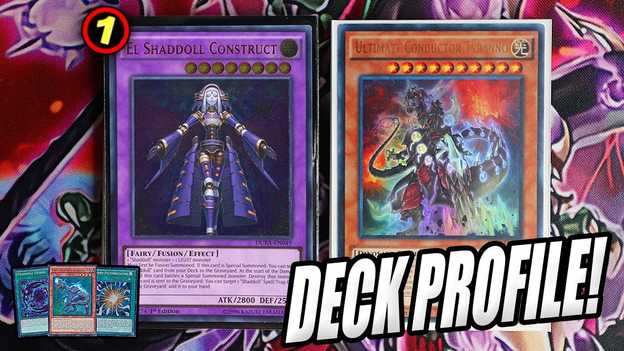 Yu-Gi-Oh! BEST! SHADDOLL DINOSAUR DECK PROFILE! + COMBOs! NEW MAY 2019 FORMAT! (April 2019 Banlist)