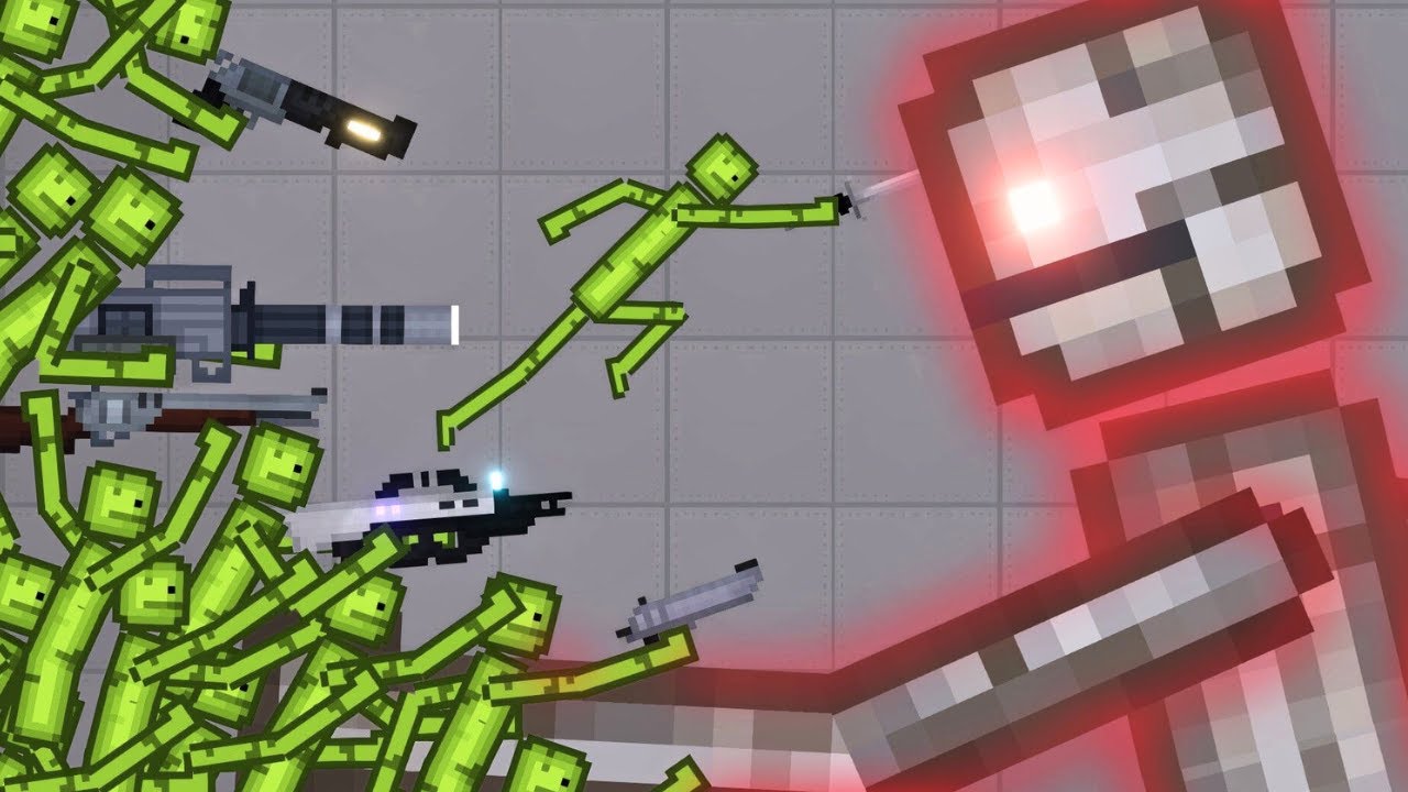 100 Melons Vs 1 Melon Droid | People Playground