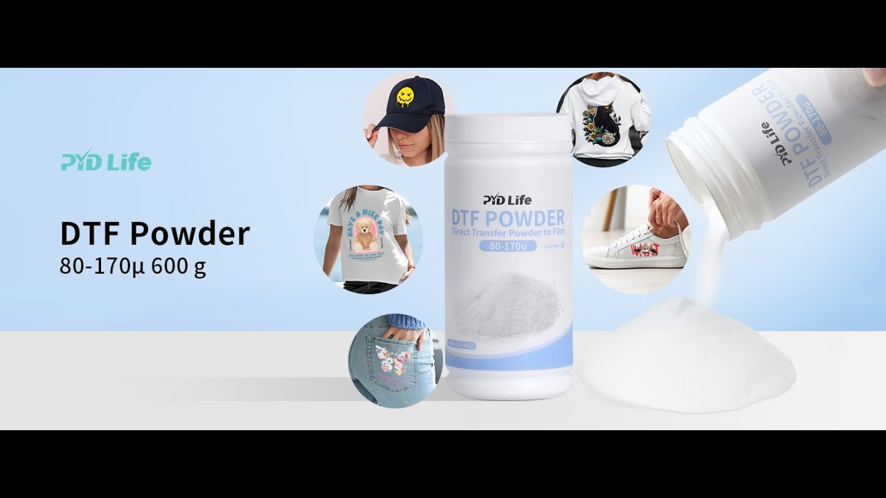 PYD Life DTF Powder White Digital Transfer Hot Melt Adhesive