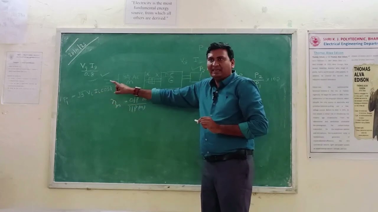 Electrical Machine 2  Experiment 4 load test on 3 Phase Induction Motor
