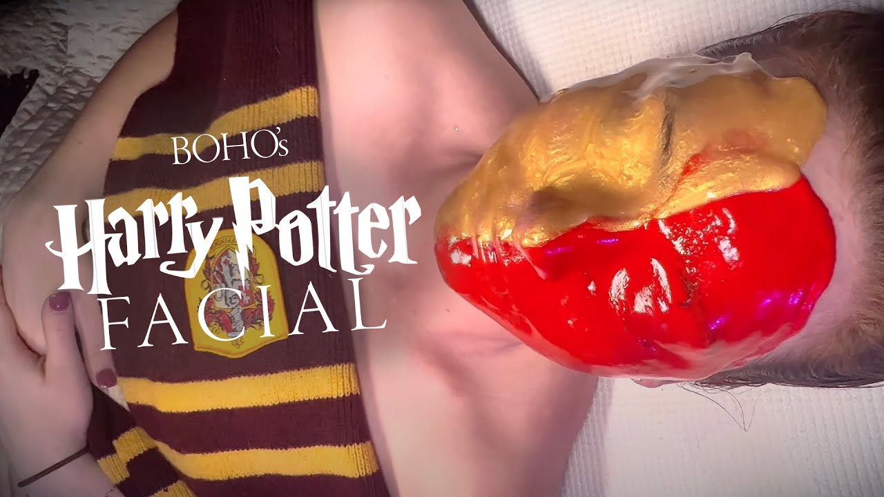 ASMR Facial | Better be Gryffindor! Sorting Hat chooses your house & facial!