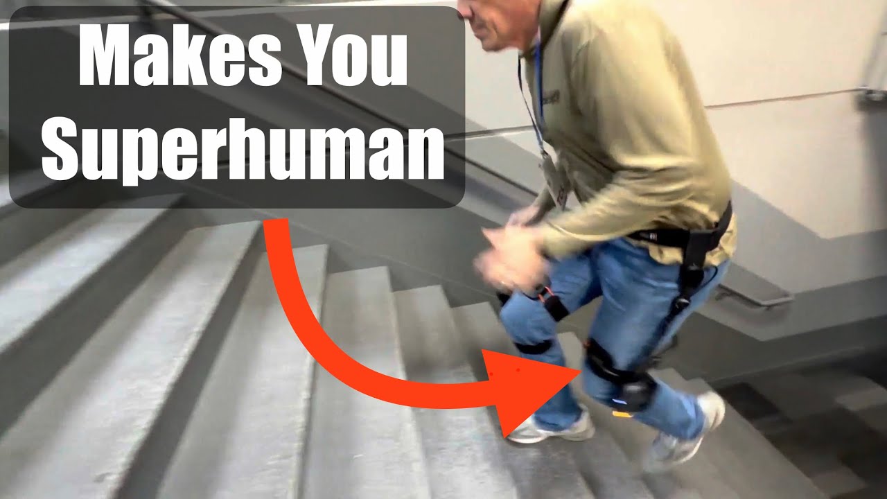 I TESTED the Dnsys Z1 & X1 Exoskeleton at CES 2026 *Im Superhuman Now*