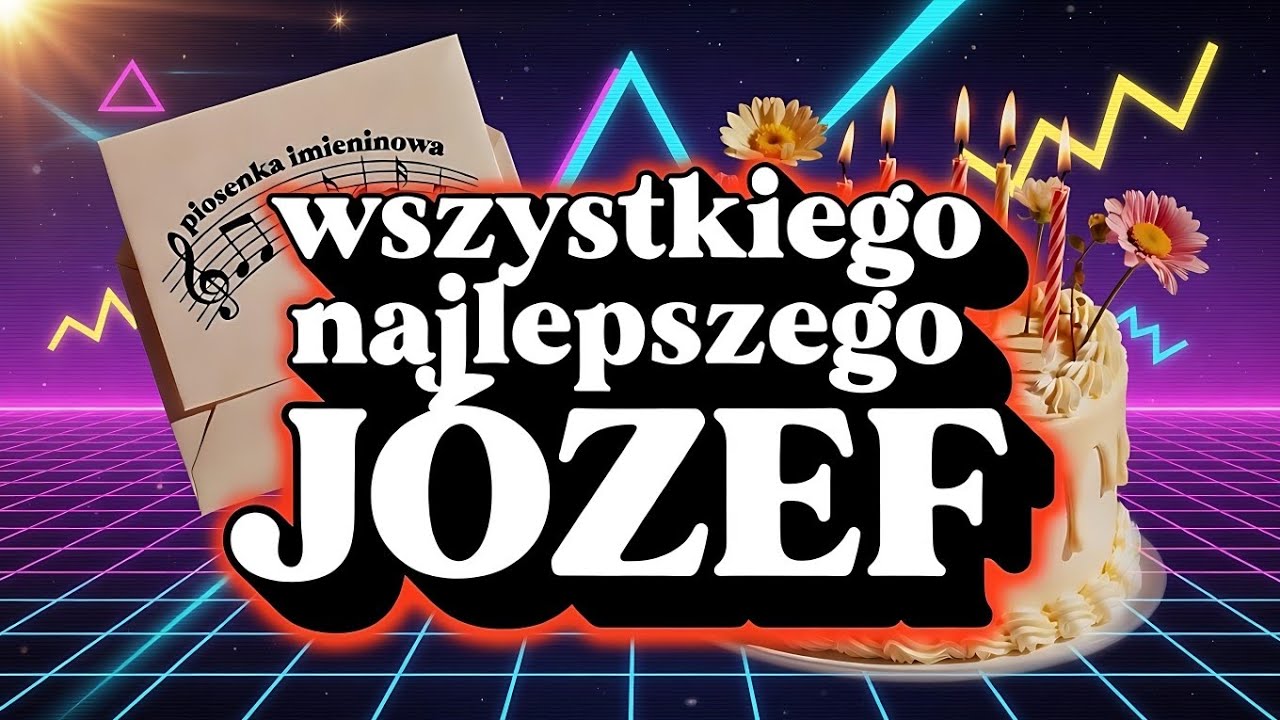 J&Oacute;ZEF &bull; J&Oacute;ZEK 🎙️ Piosenka na imieniny J&oacute;zefa 🥂 Życzenia imieninowe dla J&oacute;zka