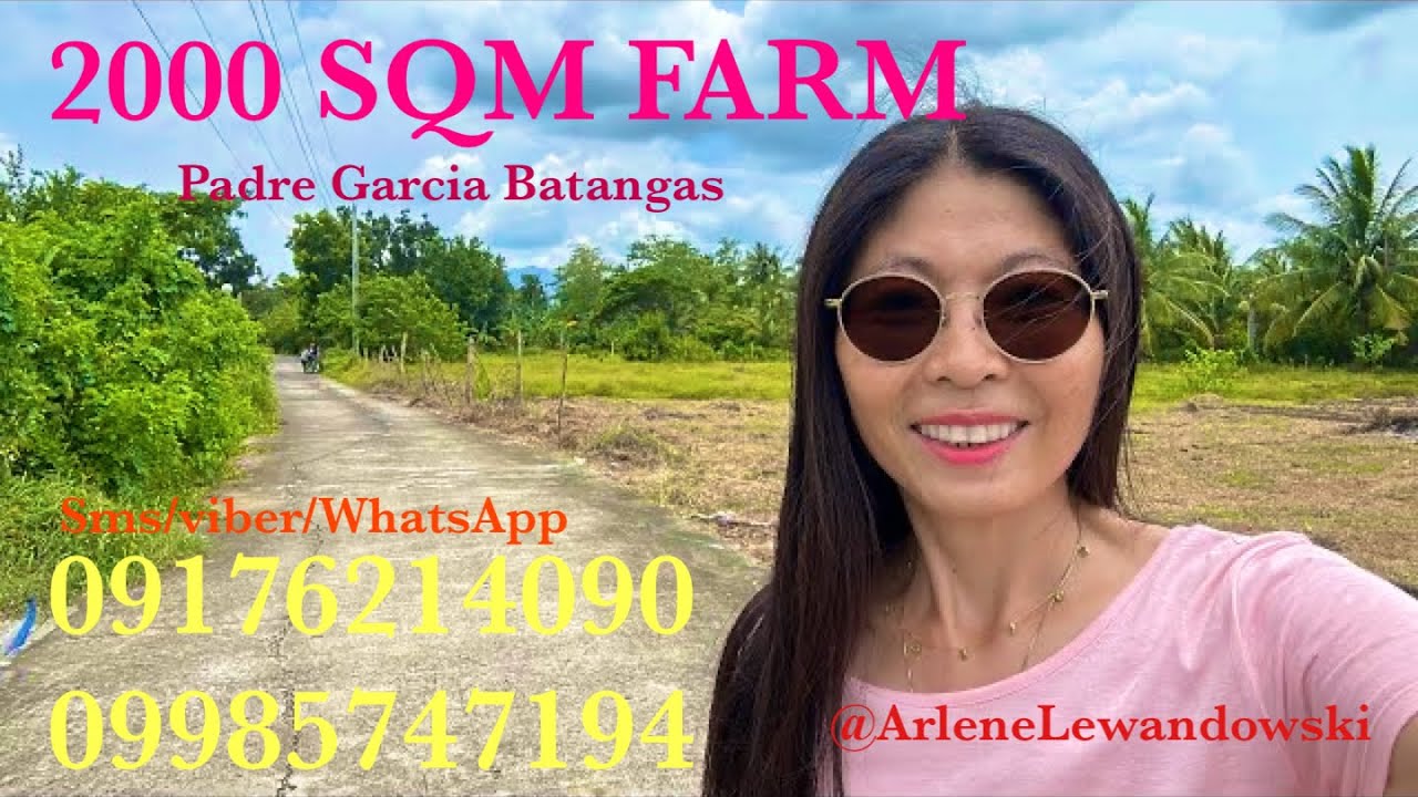 Vlog579: FOR SALE 2000 SQM FARM IN PADRE GARCIA BATANGAS WITH MOUNTAIN VIEW