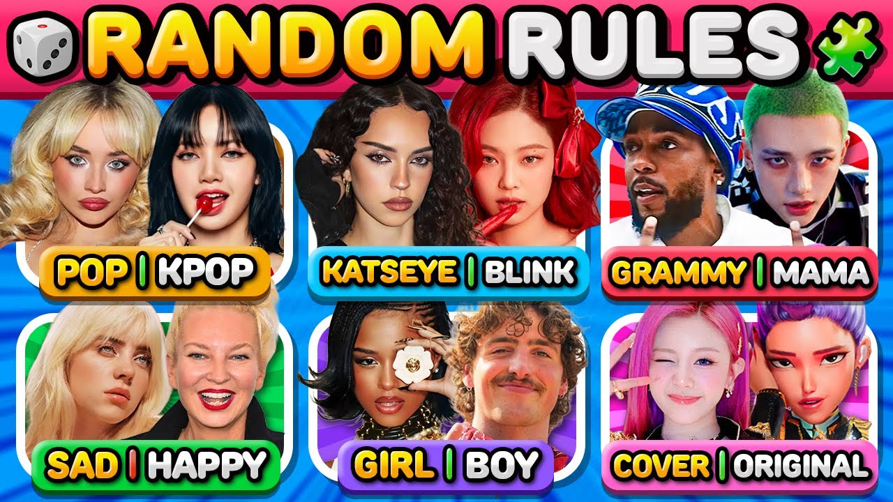 Save One Song: Random Rule🔥POP vs KPOP, ORIGINAL vs MEME , GIRL vs BOY | Music Quiz