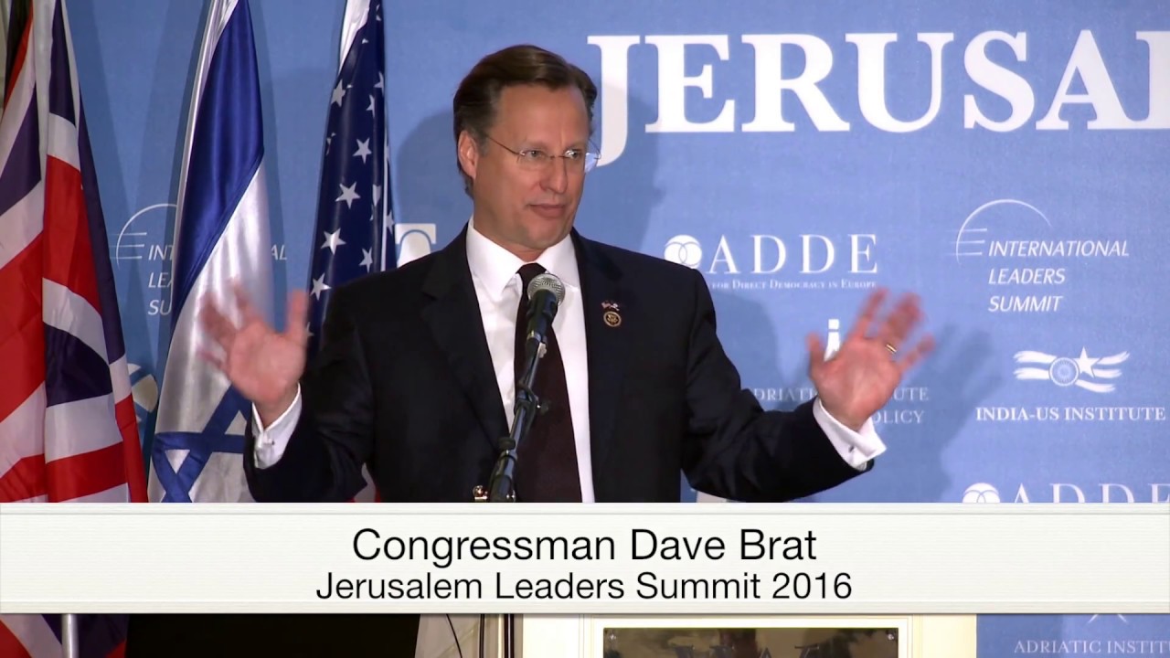 Congressman David Brat | Jerusalem Leaders Summit 2016 | Advancing Economic Freedom