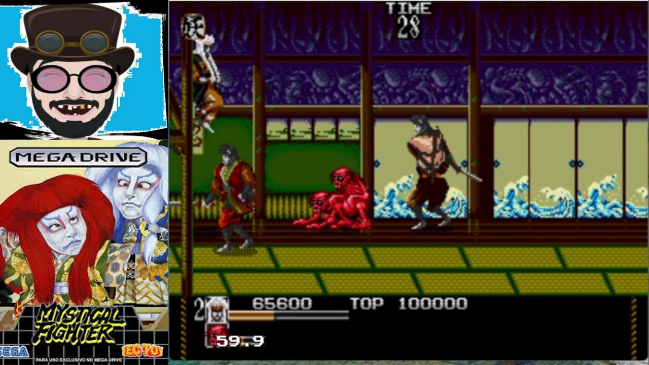 MYSTICAL FIGHTER - MEGA DRIVE - INÍCIO DE GAMEPLAY