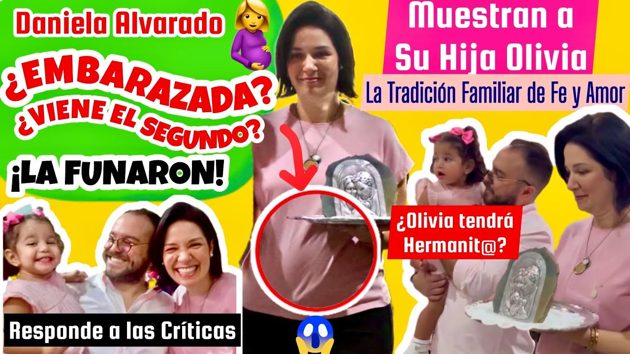 ¿VIENE EL SEGUNDO?🤰 DANIELA ALVARADO DESATA SOSPECHAS DE EMBARAZO Y MUESTRA A SU HIJA  OLIVIA