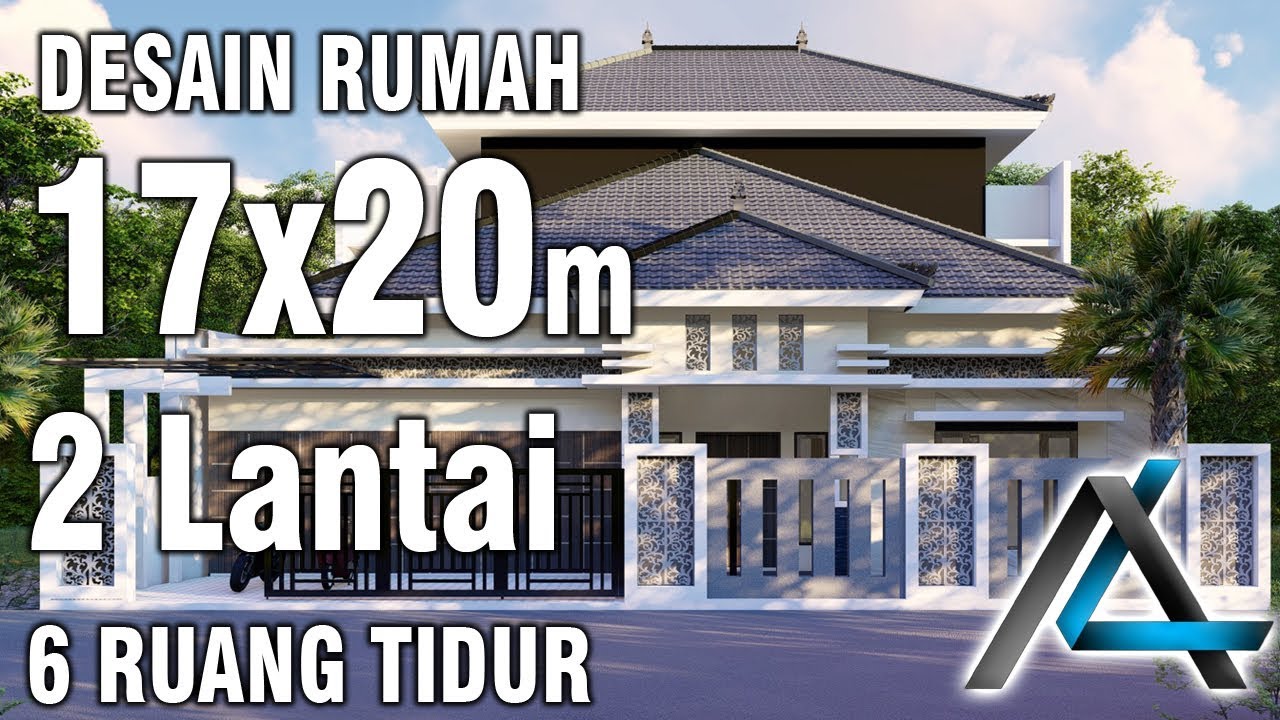 Desain rumah 17x20 meter#rumahetnik#desainrumahetnikjawa#madiun#jasa desain#2019