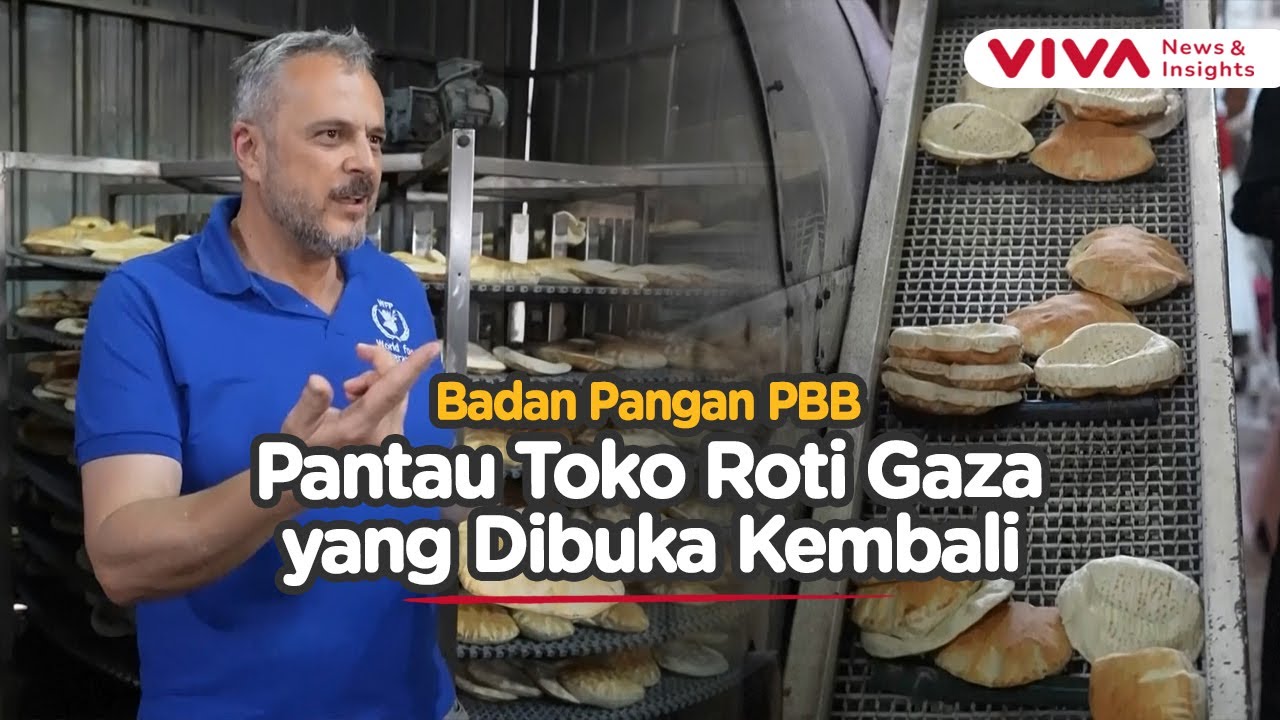 Penampakan Toko Roti di Gaza yang Kembali Beroperasi