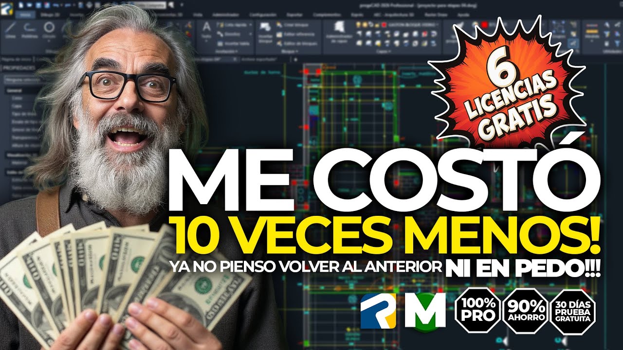 ¡No gastes de más! Mi alternativa CAD por 10 veces menos - PROGECAD 2026