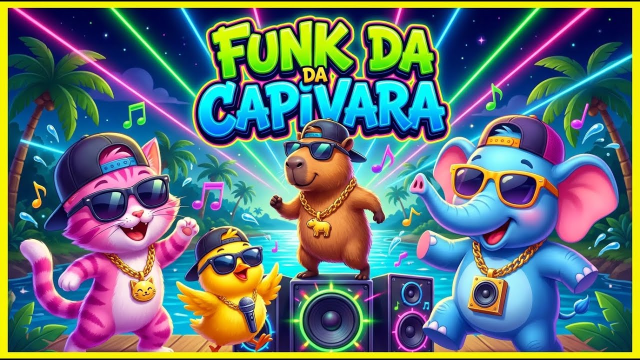 FUNK DA CAPIVARA (Funk Infantil) - Música Infantil - OFICIAL - OS FOFOS