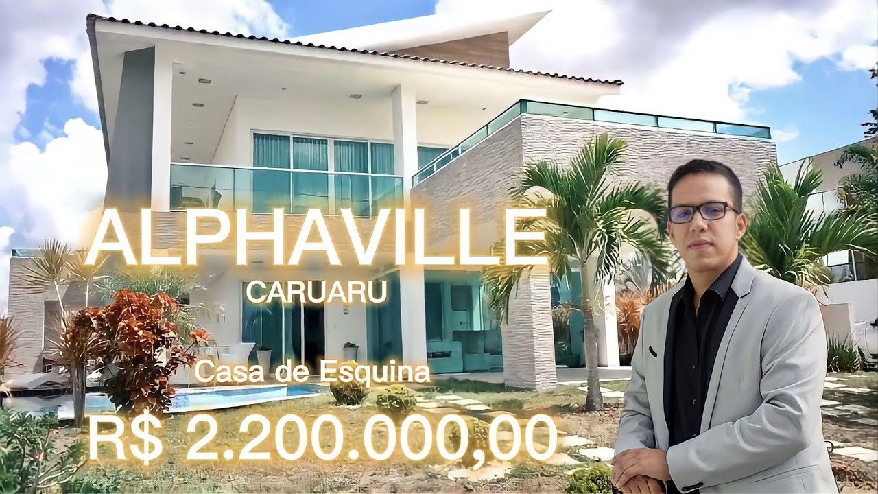 Mansão à venda no Condomínio Alphaville Caruaru | Márcio Grêgo Imóveis