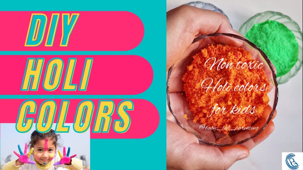 Holi DIY: Nietoksyczne kolory w 2 minuty w domu | Ekologiczne, bezpieczne i żywe | Zr&oacute;b to sam