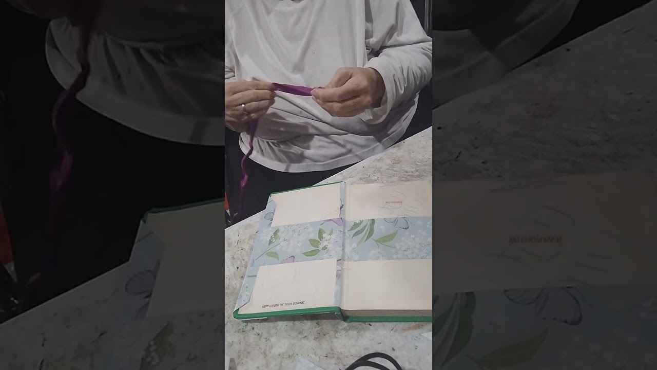 Purple Butterflies & White Blossoms Junk Journal #2 
