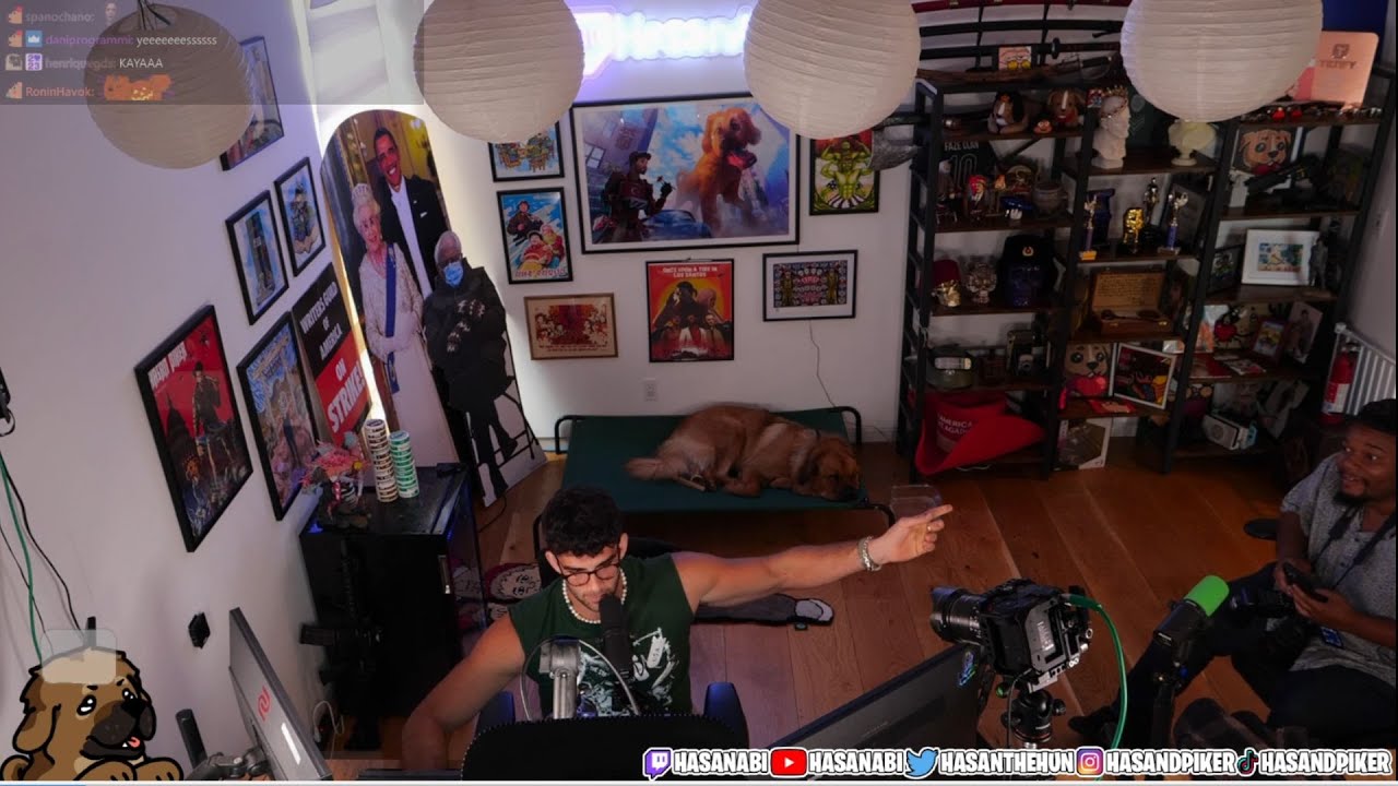 Hasan reviews his Disney experience in his brand new streaming set up | Hasanabi personal news