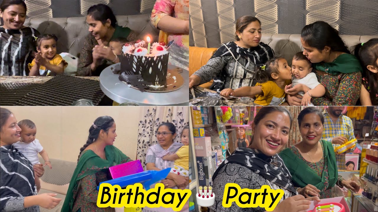Ajj asi sare gye sukhi de bete de birthday 🎂 party 🎉 te