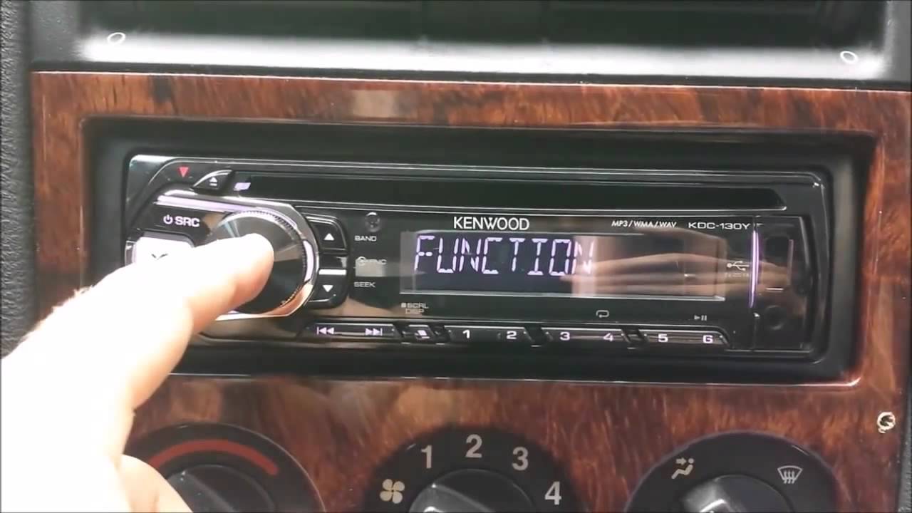 KENWOOD KDC-130Y Instalacja i uruchomienie radia w OPEL ASTRA G