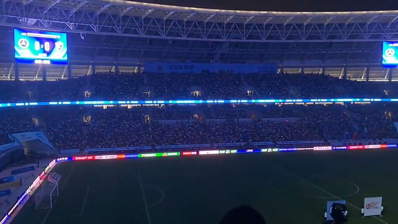 2025/3/28 (中超) 深圳新鵬城 vs 雲南玉昆 開幕儀式+球員進場+奏國歌