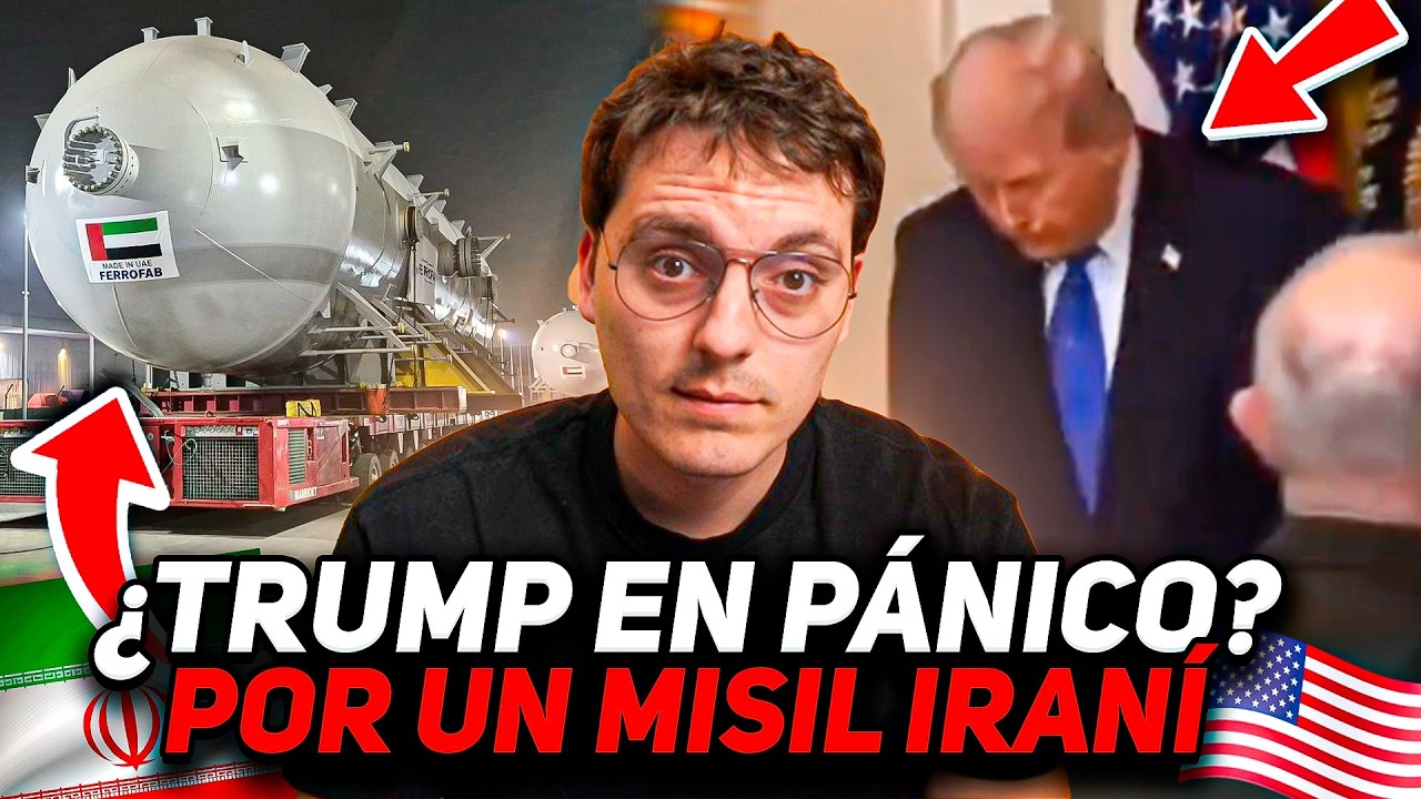 Trump sale corriendo por miedo a un Misil gigante de IRAN