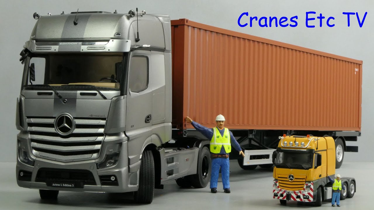 NZG Mercedes-Actros L GigaSpace 4x2 'Edition 3' Tractor by Cranes Etc TV