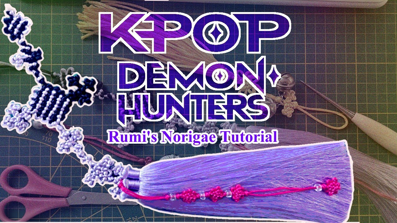 Rumi's Norigae Tutorial | Kpop Demon Hunters | Slow