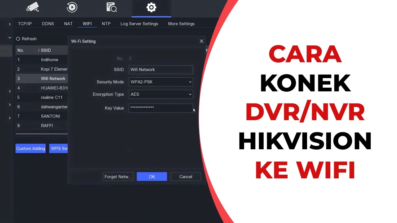 Tanpa Kabel LAN! Cara Online DVR Hikvision Pakai WiFi