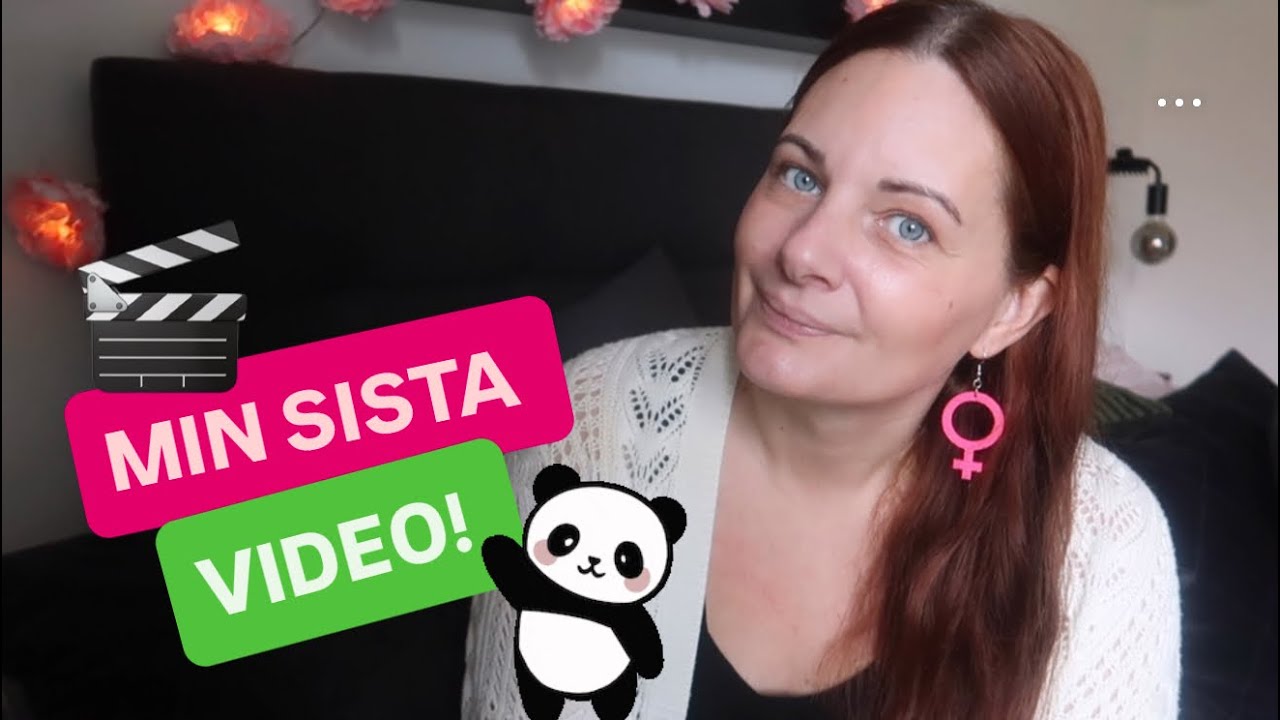 Min sista video på kanalen! Tack för alla år ihop! ❤️