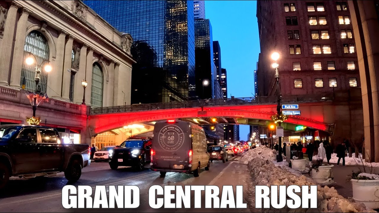 NYC Evening Walk | Times Square to Grand Central Rush Hour (Feb 5, 2026)